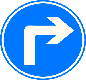 Turn left ahead