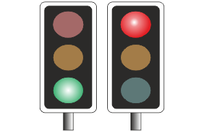 Traffic light arrows