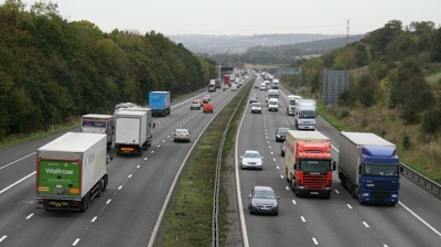 Northbound view of the M1 motorway
cc-by-sa/2.0 - © Alan Walker - geograph.org.uk/p/587194