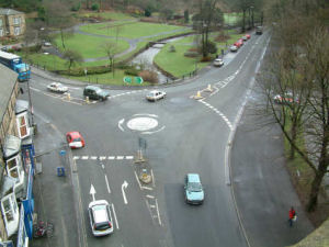 Mini roundabout