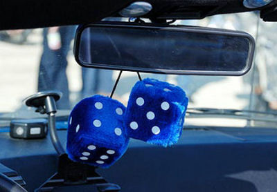 Furry dice maybe - but don't gamble on safety!