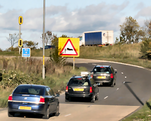 Motorway slip road