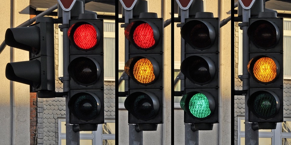 One way street sign